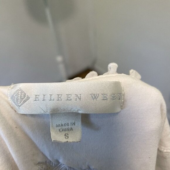 Eileen West Feminine Floral Nightgown Pajama Dress Cottage Granny size Small - Picture 5 of 6